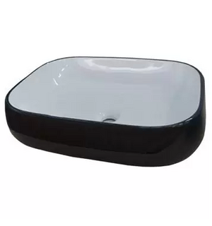 Раковина 78102BW черно/белая COMFORTY 4148149