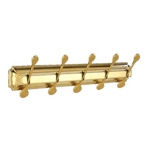 Панель с 5 плоскими крючками ELGHANSA HRM-750-Gold