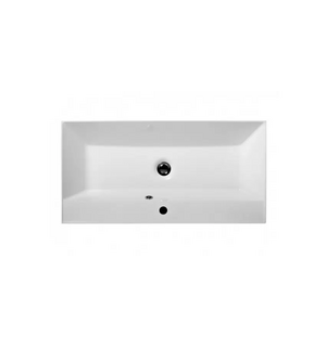 Раковина из искусственного мрамора 900х450х154 мм BB900/450-LV-MR-AST Belbagno