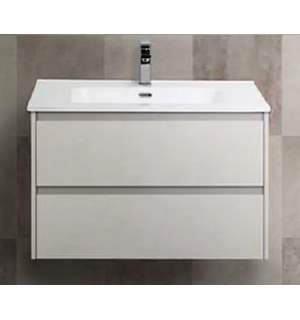 База под раковину подвесная с выкатными ящиками Bianco Opaco KRAFT-600-2C-SO-BO Belbagno