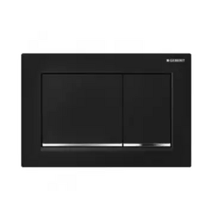 Смывная клавиша SIGMA30 (черный/глянцевый хром) Geberit 115.883.KM.1