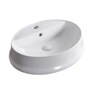 Раковина керамическая накладная овальная BB1399 BelBagno