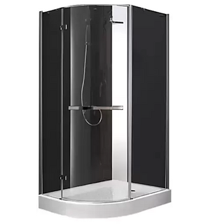 Душевой уголок BERGAMO-W-RH-1-120/100-ARCO-C-Cr-L-IV Cezares