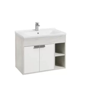 Тумба Флай 80 белый / дуб крафт Акватон 1A237401FAX10