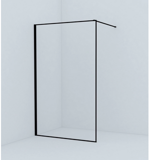 Душевая перегородка Walk In, черный 120x195, Slide, IDDIS, SLI8BS2i23
