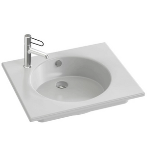 Раковина с гладкой нижней поверхностью ODEON RIVE GAUCHE EXBA112-Z-00 /60/(белый)