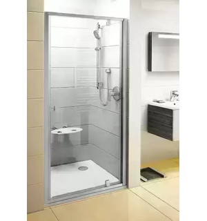 Душевая дверь распашная RAVAK Pivot PDOP1-80 белый+транспарент
