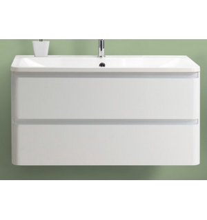 База под раковину, Bianco Lucido, 800x455x500, ALBANO-800-2C-SO-BL