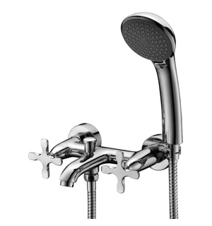 Смеситель для ванны с коротким изливом, хром Дуэтто LM5712C