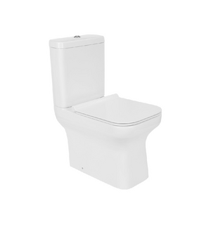 Напольный унитаз ARLES (HDC628P) c крышкой микролифт 650*370*820 /00054334/