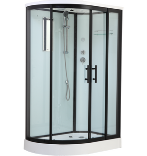 Душевая кабина Standart Т-6602 Black R (120*85*220)