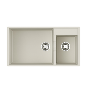 Мойка Tedori 85-2-U-WH Tetogranit/белый/4993943