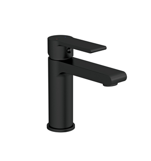 Смеситель для раковины BRASKO BLACK, сливной гарнитур, черный, 63107