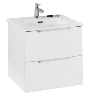 База под раковину подвесная, ETNA 39, Bianco Lucido, 500x390x500, ETNA39-500/390-2C-SO-BL-P