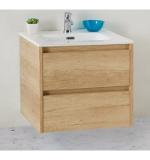 База под раковину, KRAFT 39 Rovere Nebrasca Nature, 600х390x500, KRAFT 39-600/390-2C-SO-RNN