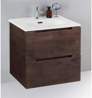 База под раковину подвесная, ETNA 39 Rovere Moro, 600x390x500, ETNA39-600/390-2C-SO-RW-P