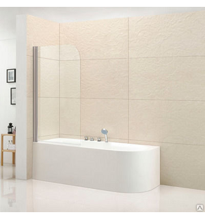 Шторка для ванны ECO-V-1-80/140-C-Cr 800x1450