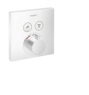 Термостат ShowerSelect, скрытого монтажа, для 2 потребителей мат. Бел.,15763700