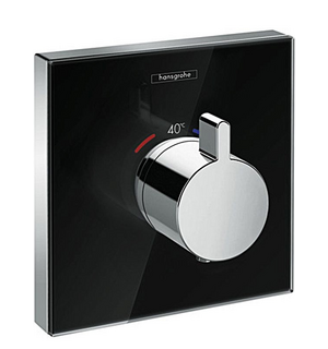 Термостат ShowerSelect Highflow, стеклянный, СМ, черн. Хром, 15734600