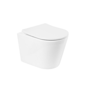 Унитаз подвесной безободковый,FLAY-R BB053CHR, P-trap