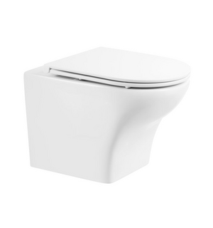 Унитаз подвесной безободковый, KRAFT BB064CHR,P-trap