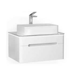 Тумба под раковину LIGHT 80 AQL805550WRU95 подвесная 80х55,5х50 (белый)