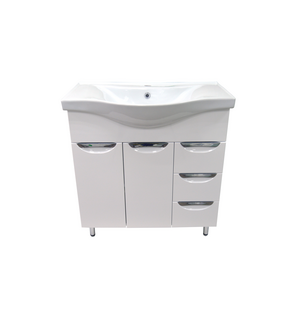 Комплект Тумба Стиль- 80/3 (800*850*460) с раковиной Basic 80 (Турция), CS00070447