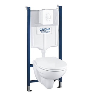 Комплект с подвесным унитазом и панелью смыва Skate Air, GROHE Solido, 39116000
