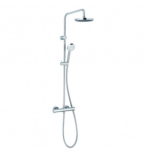 Душевая система LOGO DUAL SHOWER SYSTEM с термостатом хром 6809405-00 KLUDI