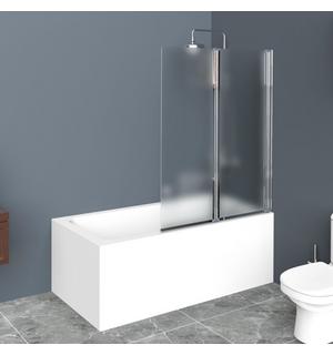 Душевая шторка на ванну UNO-V-2-90/150-P-Cr-R BelBagno