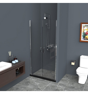 Душевая дверь в нишу UNO-B-2-110-C-Cr BelBagno
