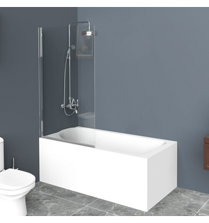 Душевая шторка на ванну UNO-V-1-75/150-C-Cr BelBagno
