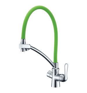 Смеситель для кухни с подключением к фильтру с питьевой водой Comfort LM3070C-Green Lemark