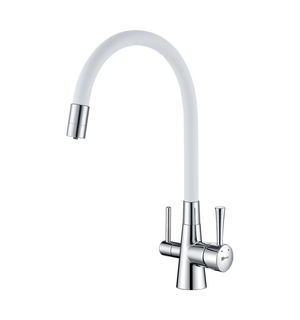 Смеситель для кухни с подключением к фильтру с питьевой водой Comfort LM3075C-White Lemark