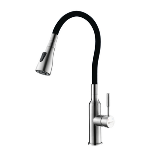 Смеситель для кухни с гибким изливом Expert LM5082S-Black Lemark