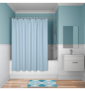 Штора для ванной комнаты Décor 180*200 см полиэстер B70P218i11 Iddis
