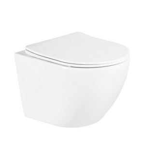 Унитаз подвесной безободковый с сиденьем UNO BB3105CHR/SC BelBagno