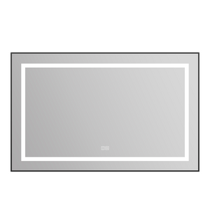 Зеркало в раме с подсветкой, сенсором и подогревом SPC-KRAFT-1085-685-TCH-WARM-NERO BelBagno