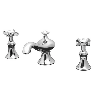 Смеситель для умывальника на три отверстия BECKINGHAM Chrome 1832562 Elghansa