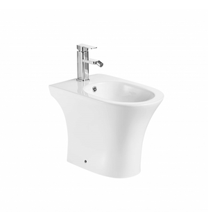 Биде напольное FRETTA ROUND Размер 540х340х400 мм белый AZ-1217C Azario