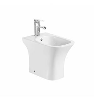 Биде напольное FRETTA SQUARE Размер 525х340х400 мм белый AZ-1215C Azario