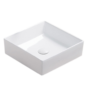 Раковина накладная 350x350x110 белая AZ-2179-S Azario