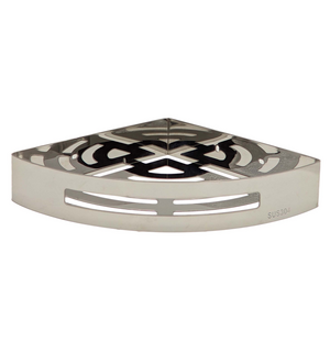 Полка угловая одноэтажная хром AZ-160 Azario