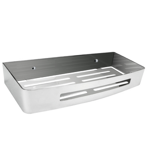 Полка прямоугольная одноэтажная хром AZ-170 Azario