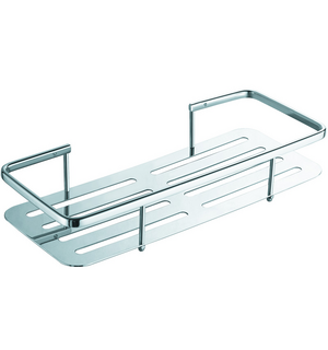 Полка прямоугольная одноэтажная подвеснаяхром AZ-835 Azario