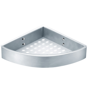 Полка угловая одноэтажная подвесная хром AZ-833 Azario