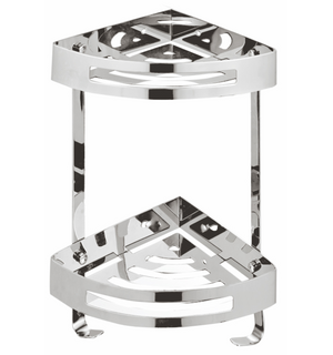 Полка угловая двухэтажная хром AZ-160-2 Azario