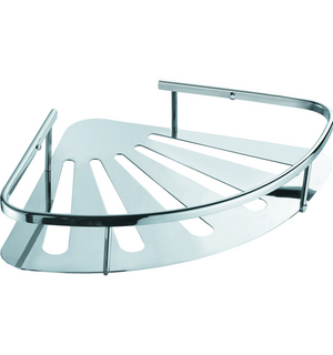 Полка угловая одноэтажная подвесная хром AZ-836 Azario