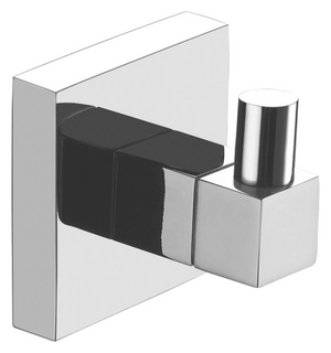 Крючок одинарный RINA хром AZ-87005 Azario