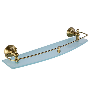 Полка для ванной 50 см, стекло PRK-550-Bronze Elghansa